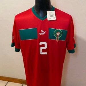 Morocco Achraf Hakimi # 2 Jersey , Unisex